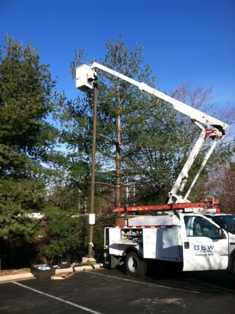 Parking Lot Light Repair 1/10/13