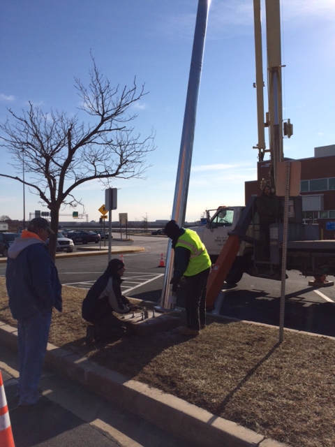 Baltimore, MD. Light Pole Replacement