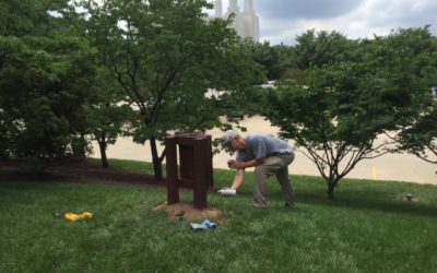 Holiday Lighting Install, Washington Temple – Washington DC