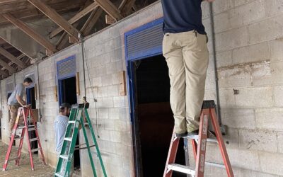 Laurel Racetrack – New Wiring for Stall Receptacles