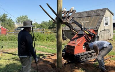 New Electrical Lighting Poles – Olney, Md